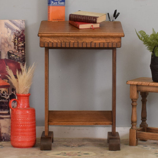 Small Oak School Desk