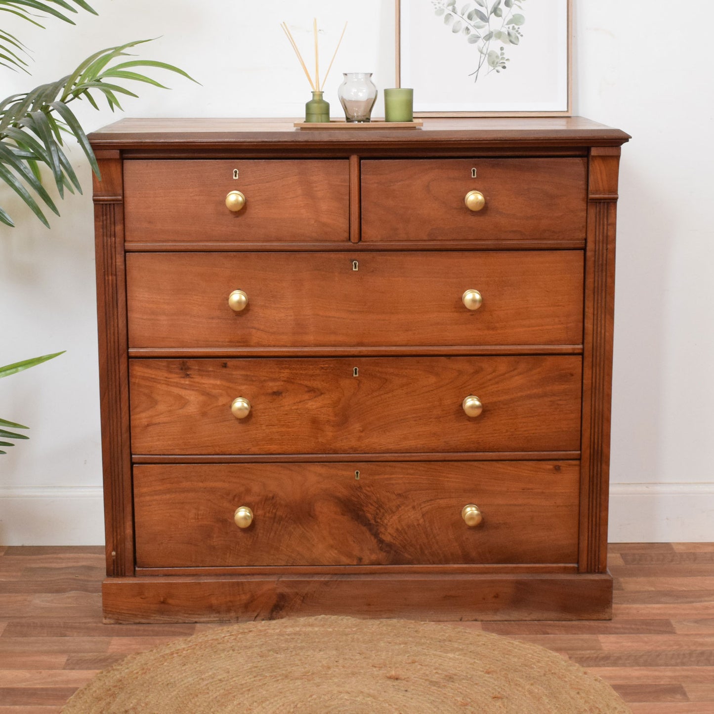 Rustic Oak Chest of Drawers