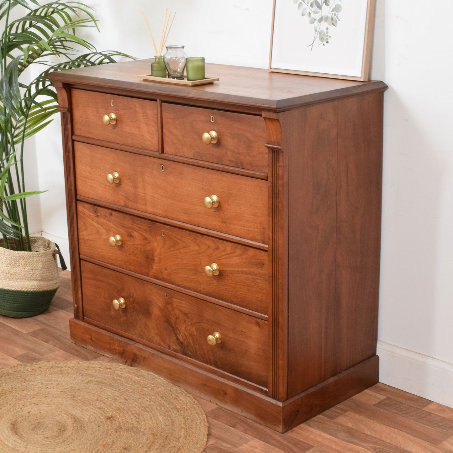 Rustic Oak Chest of Drawers