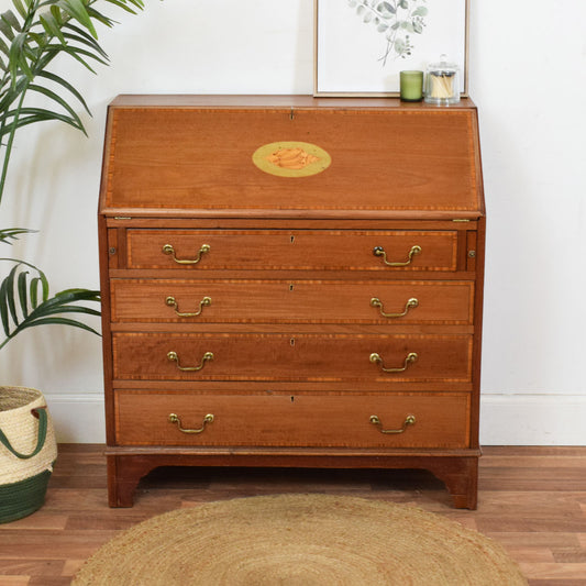 Rustic Inlaid bureau