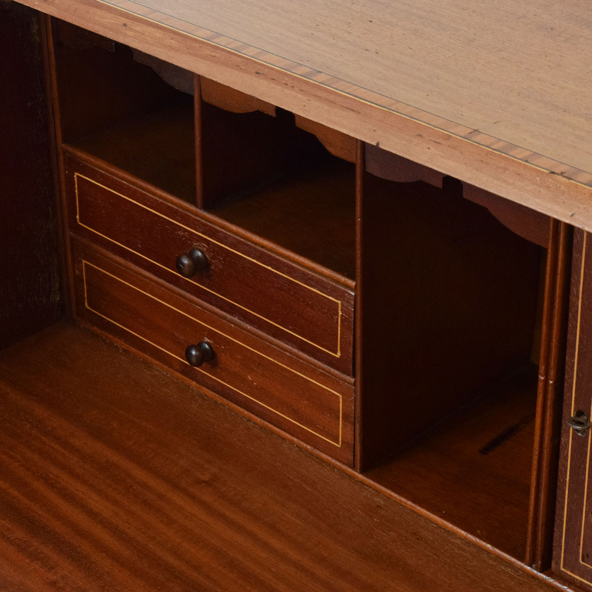 Rustic Inlaid bureau