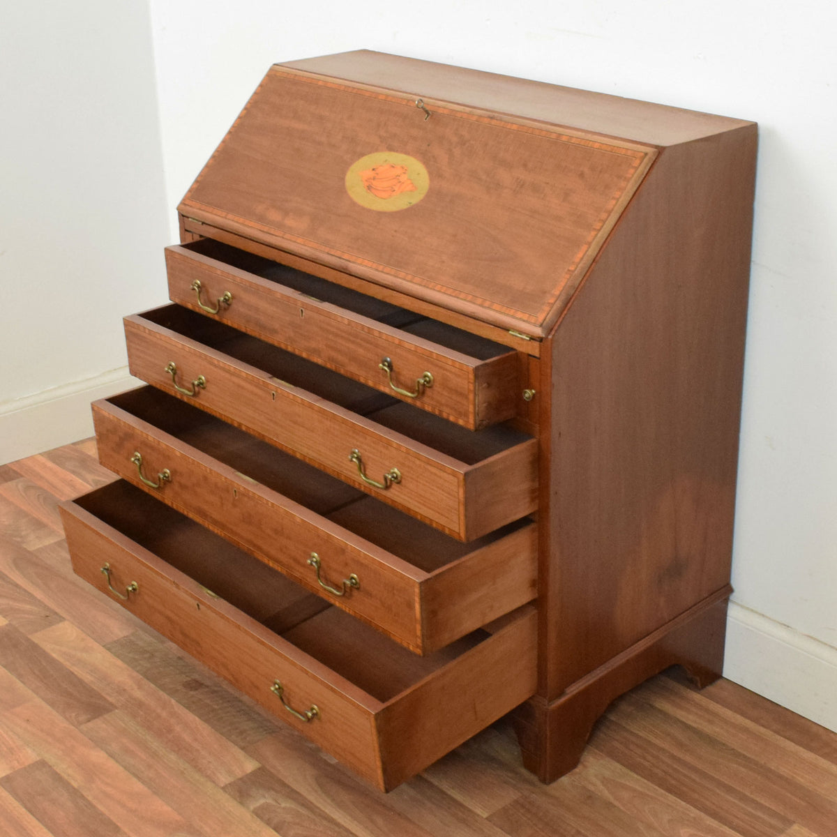 Rustic Inlaid bureau