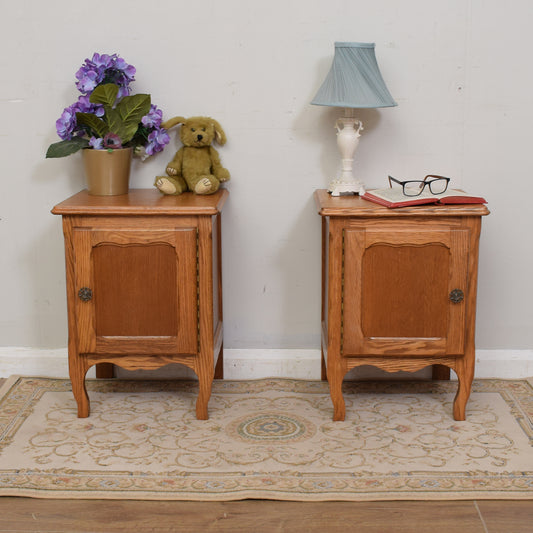 Pair of French Bedsides