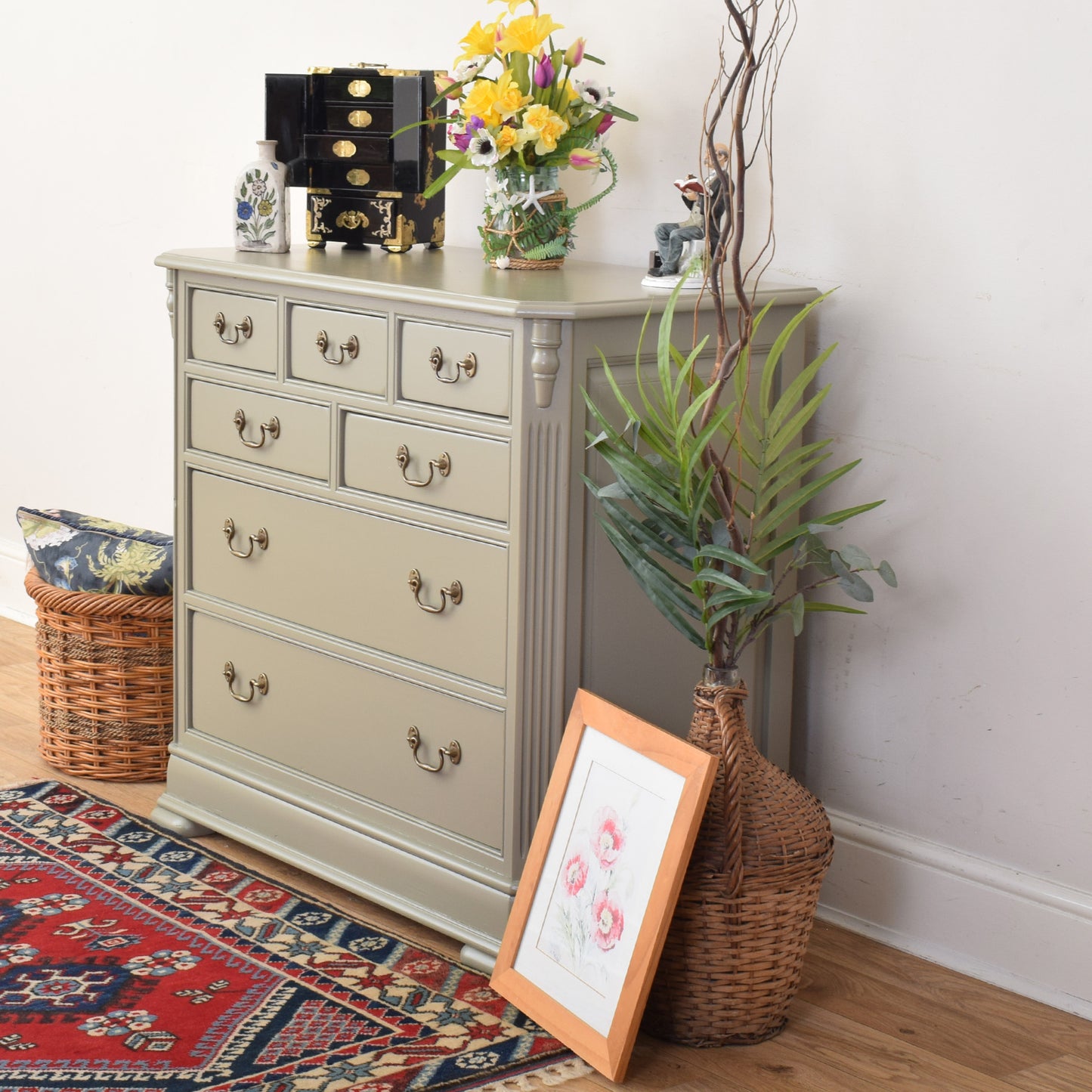 Painted Chest Of Drawers