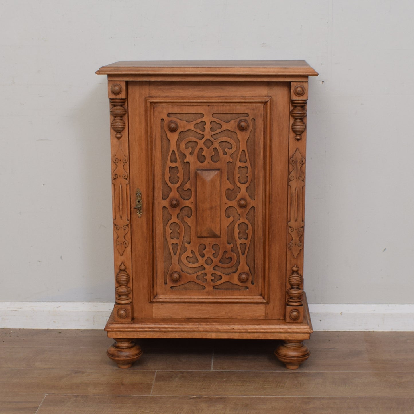 Carved Oak Cabinet