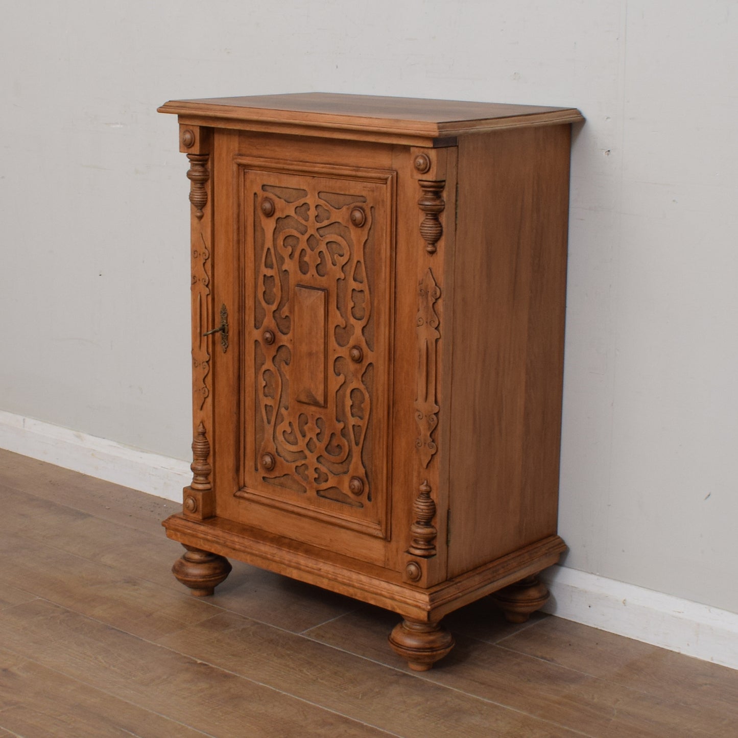 Carved Oak Cabinet