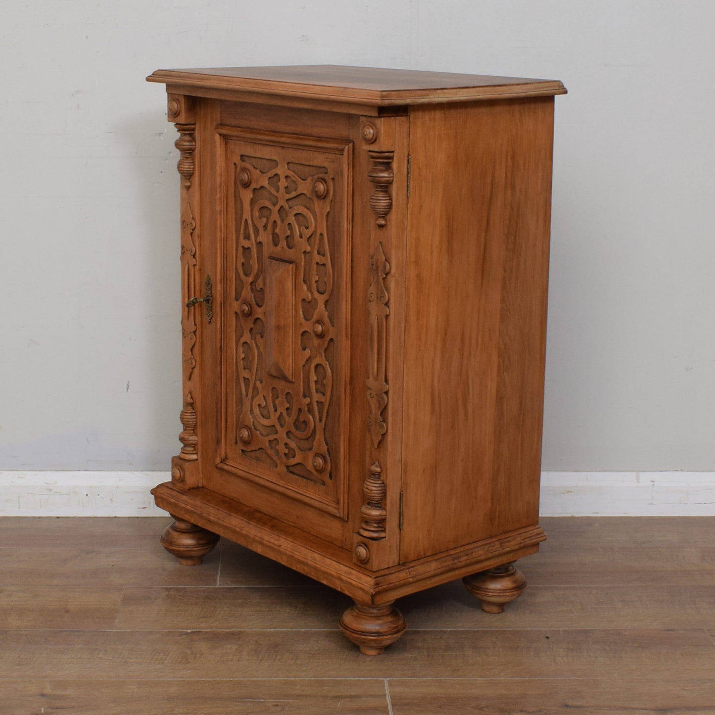 Carved Oak Cabinet