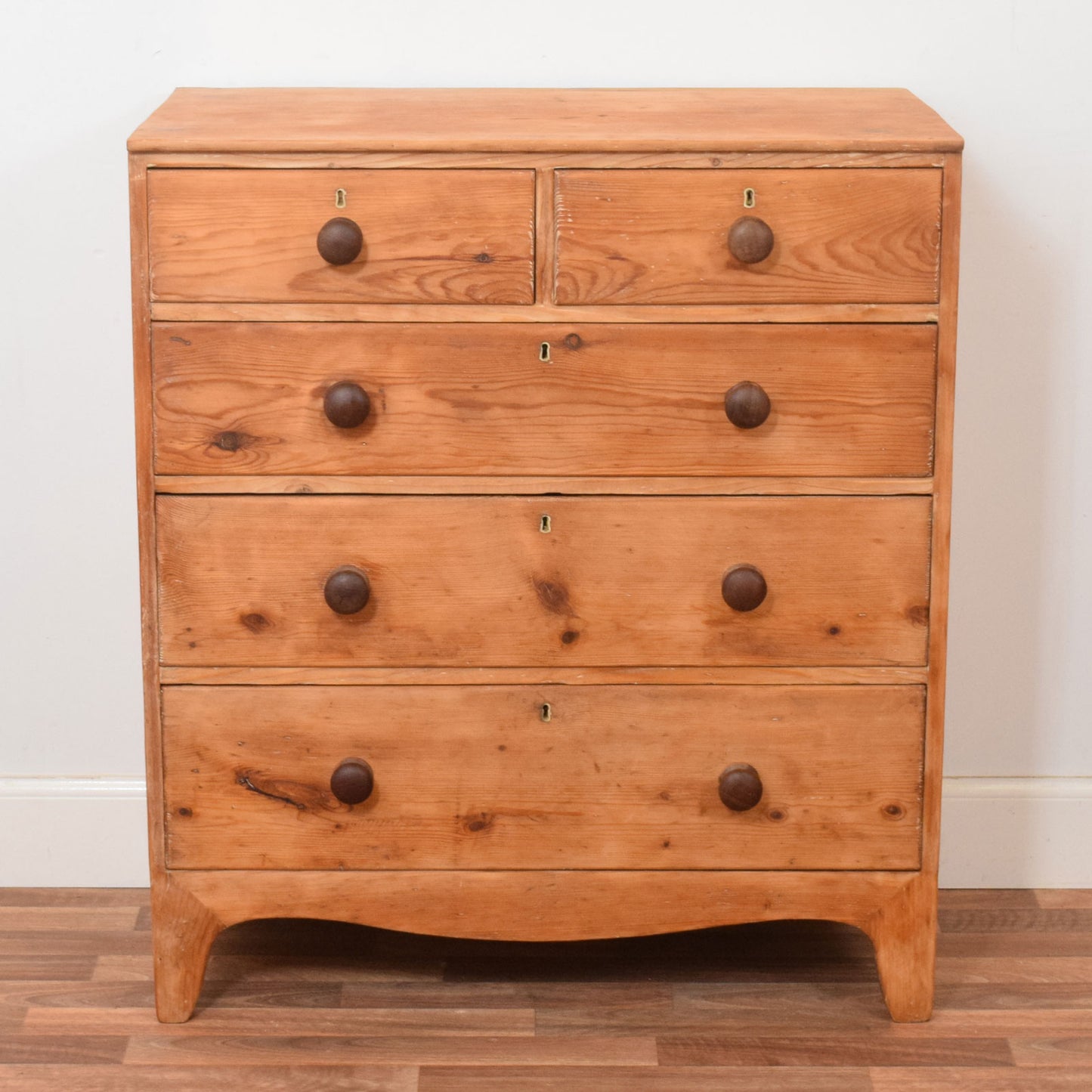 Rustic Pine Chest of Drawers