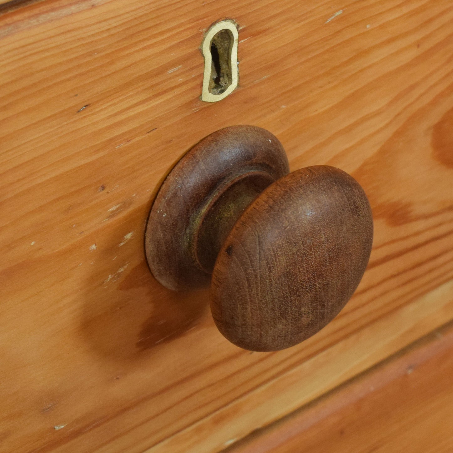 Rustic Pine Chest of Drawers