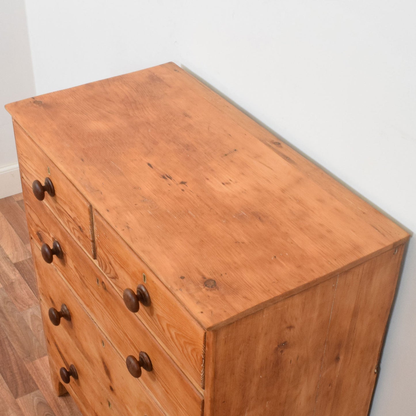 Rustic Pine Chest of Drawers
