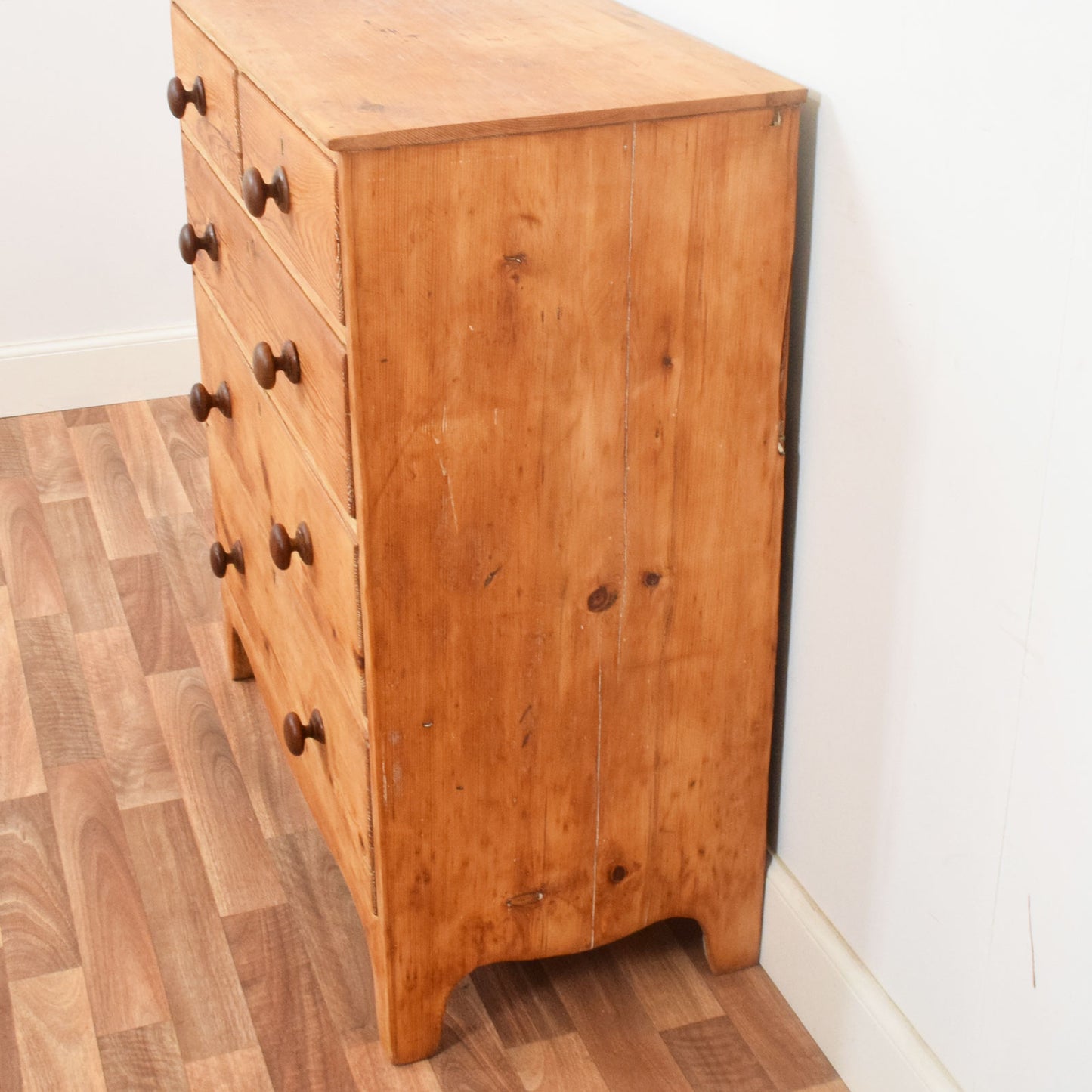 Rustic Pine Chest of Drawers