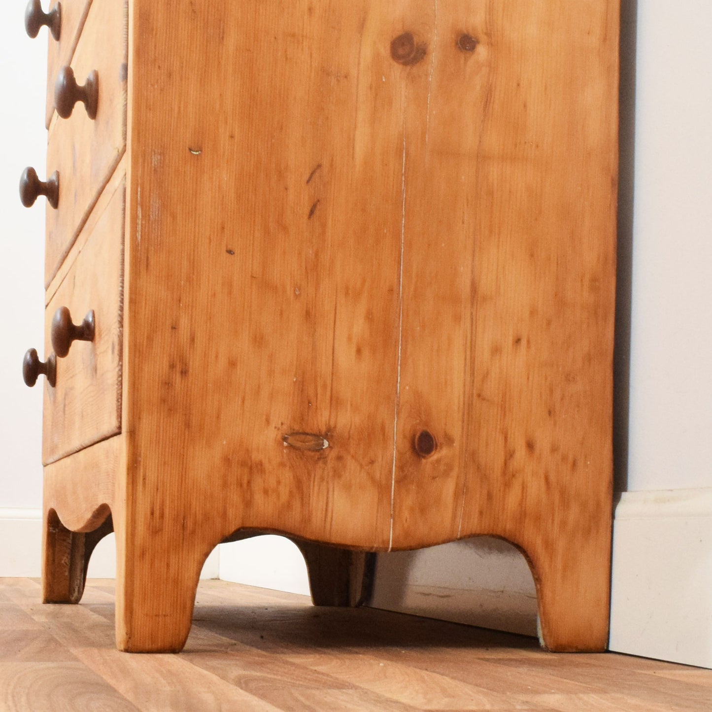 Rustic Pine Chest of Drawers
