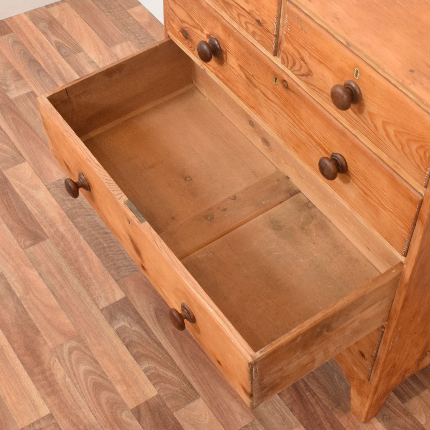 Rustic Pine Chest of Drawers