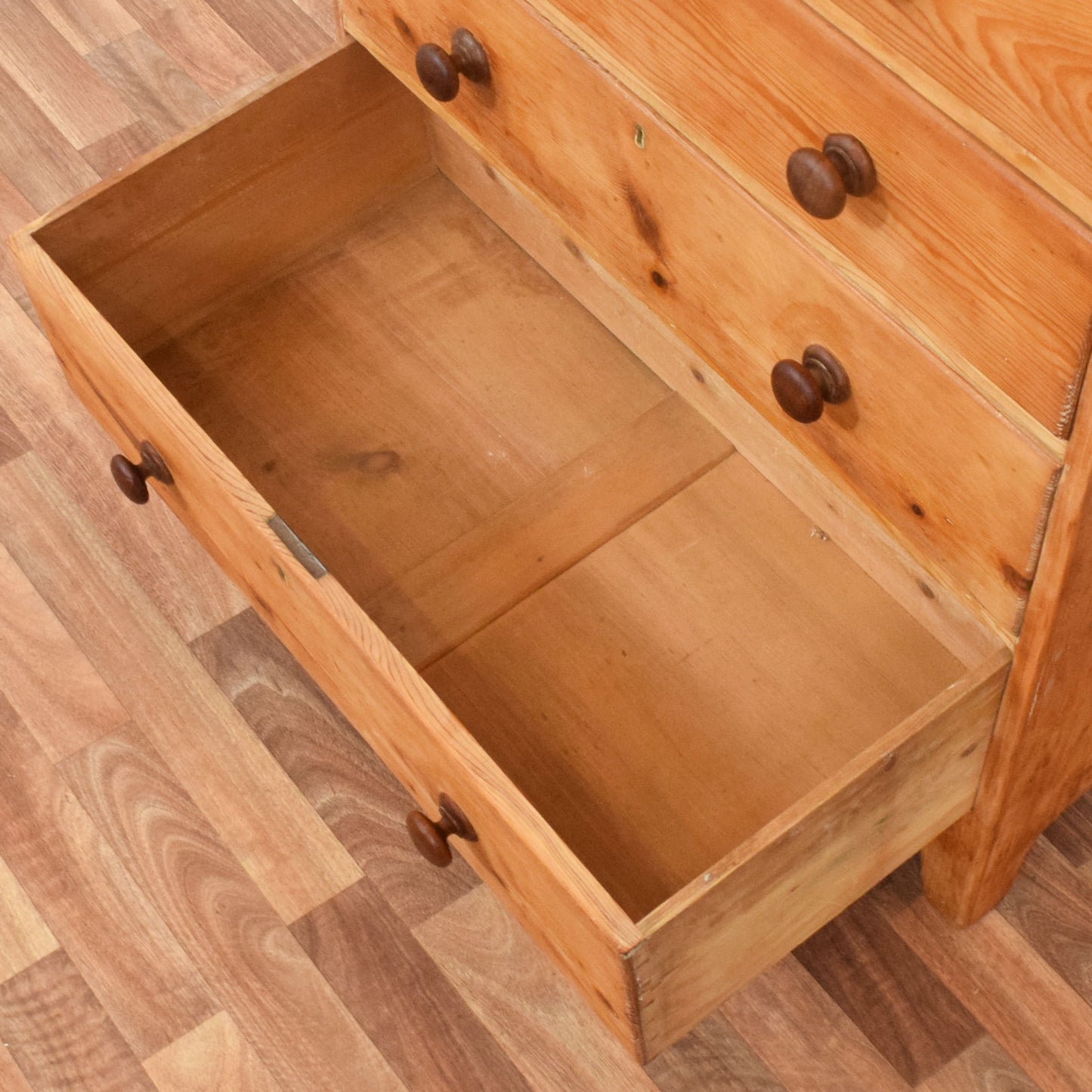 Rustic Pine Chest of Drawers