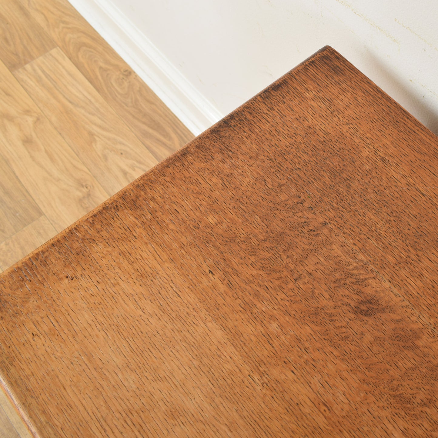 Carved Oak Console Table