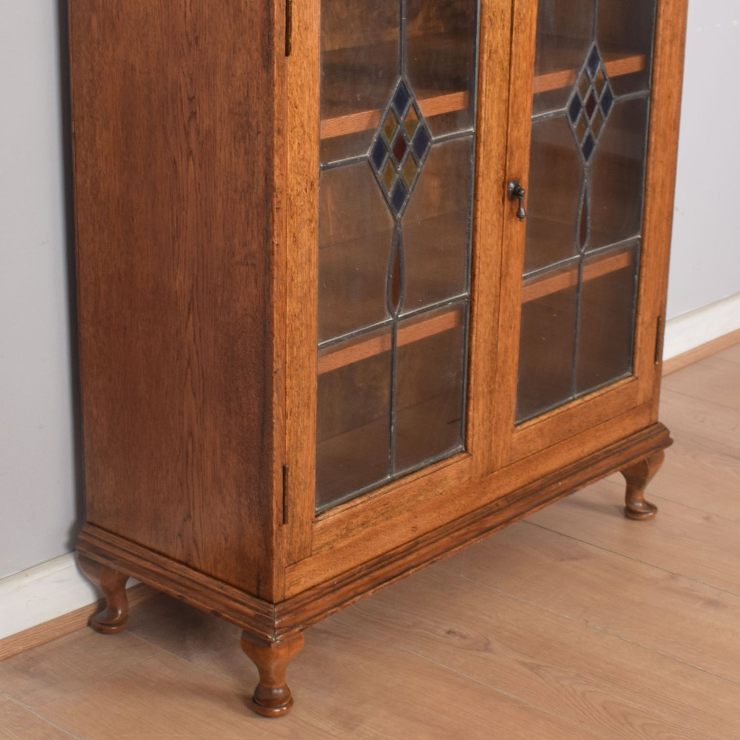 Restored Oak Bureau-Bookcase