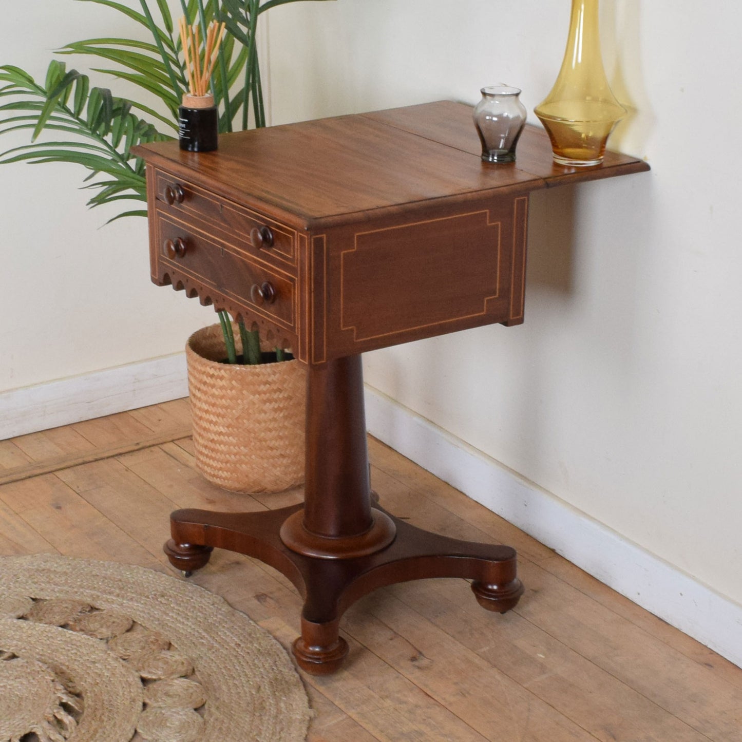 Inlaid Mahogany Cabinet