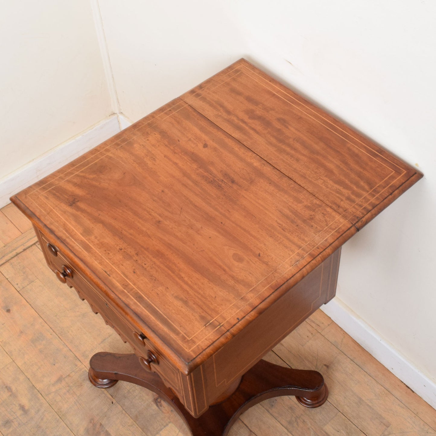 Inlaid Mahogany Cabinet