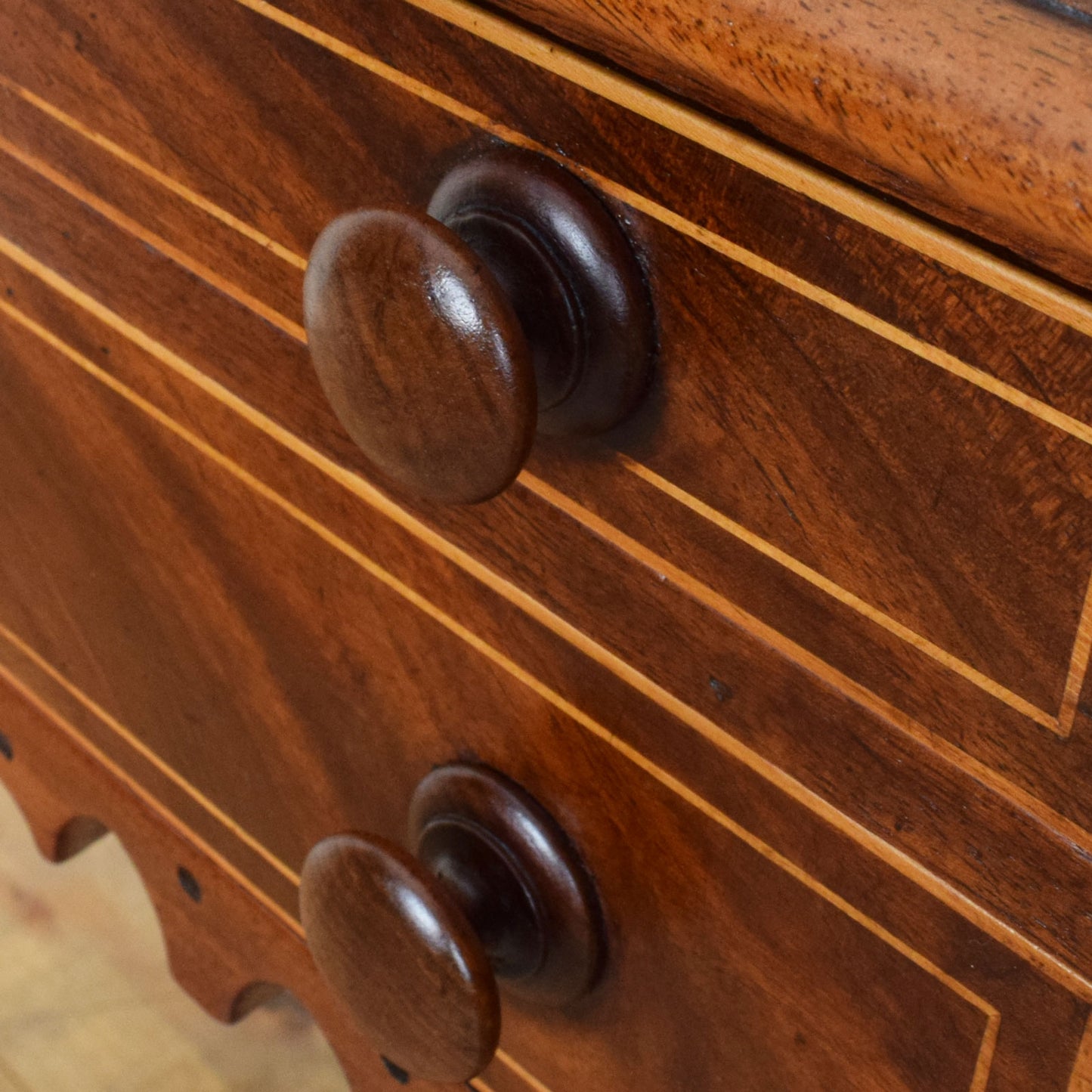 Inlaid Mahogany Cabinet