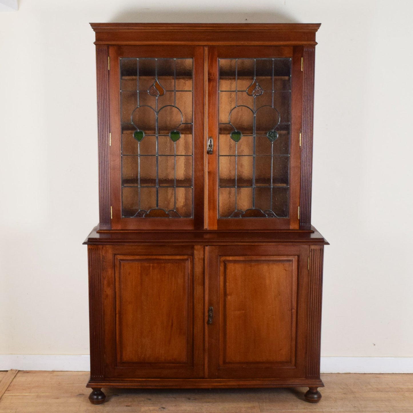 Stained Glass Mahogany Dresser