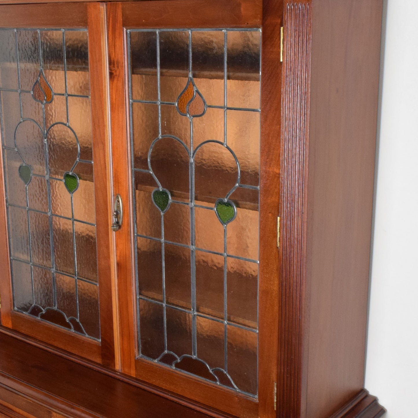 Stained Glass Mahogany Dresser