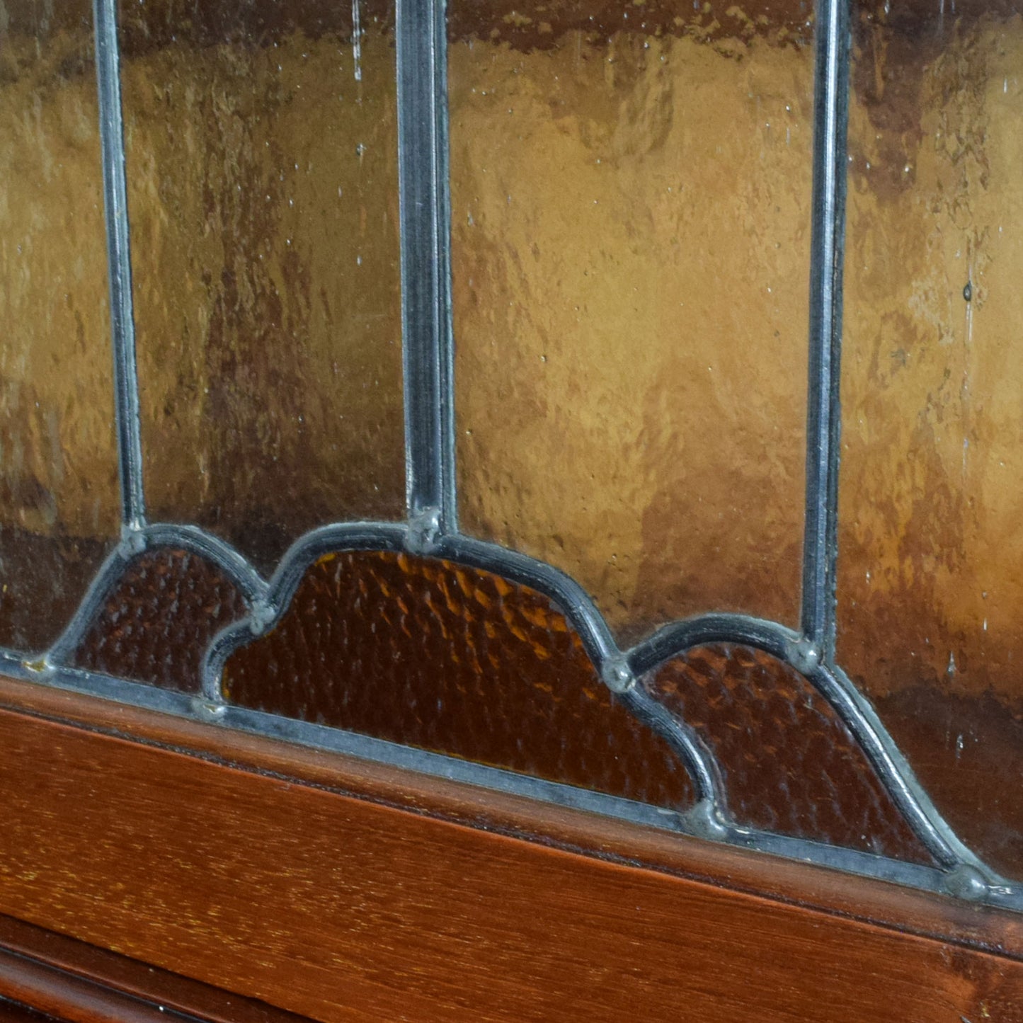 Stained Glass Mahogany Dresser