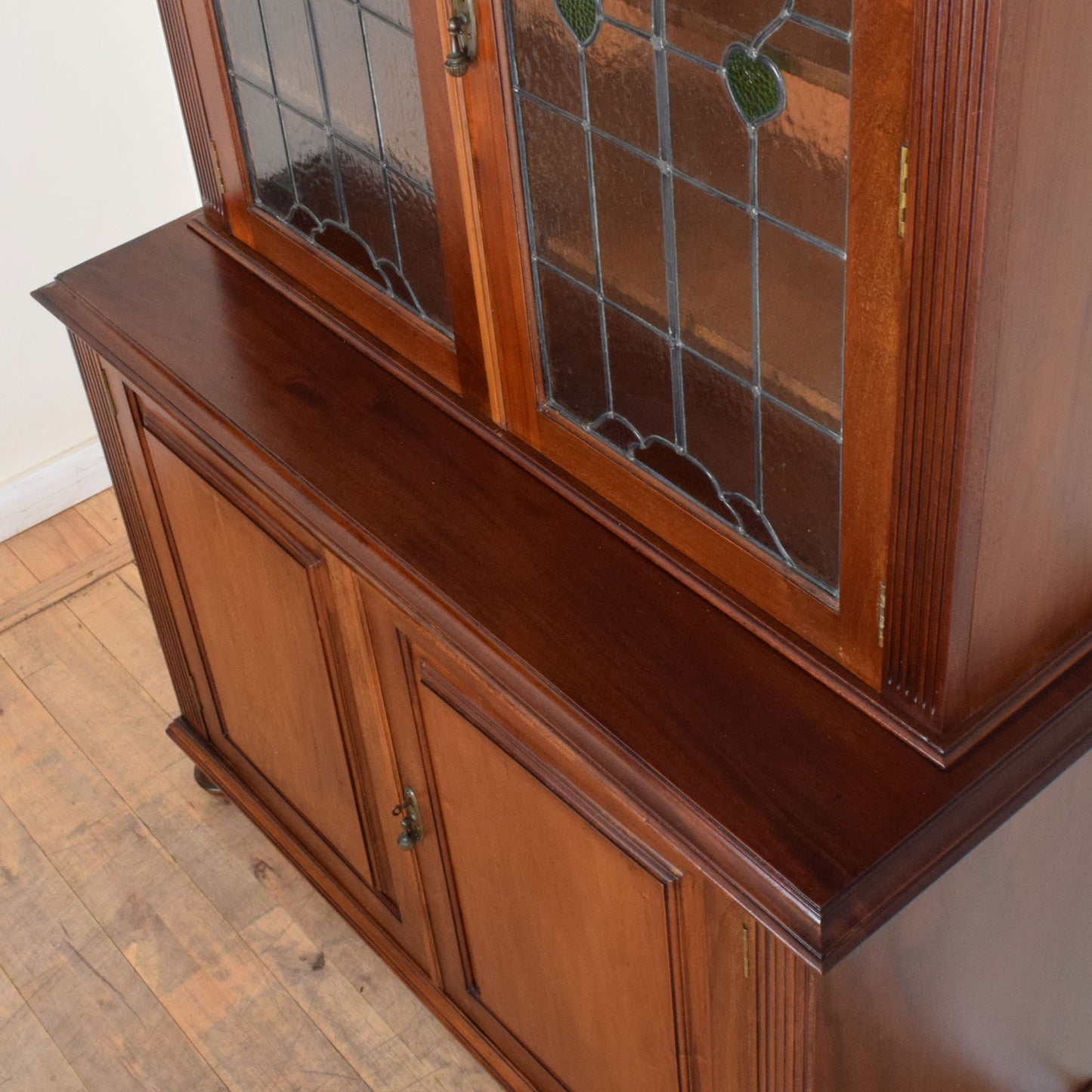 Stained Glass Mahogany Dresser