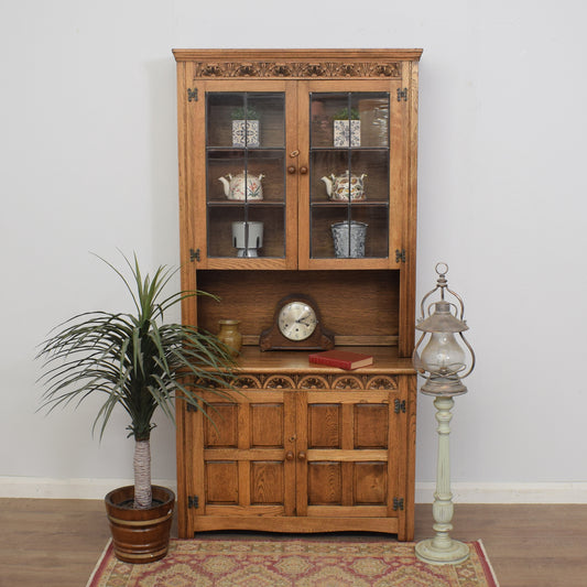 Restored Oak Glazed Dresser