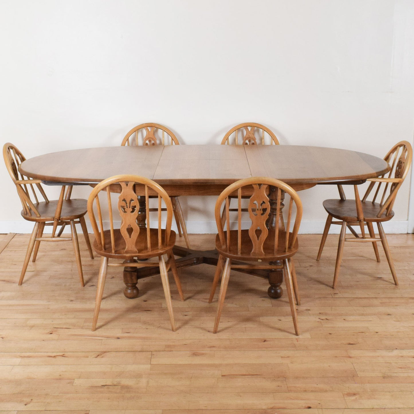 Ercol Extending Table and Six