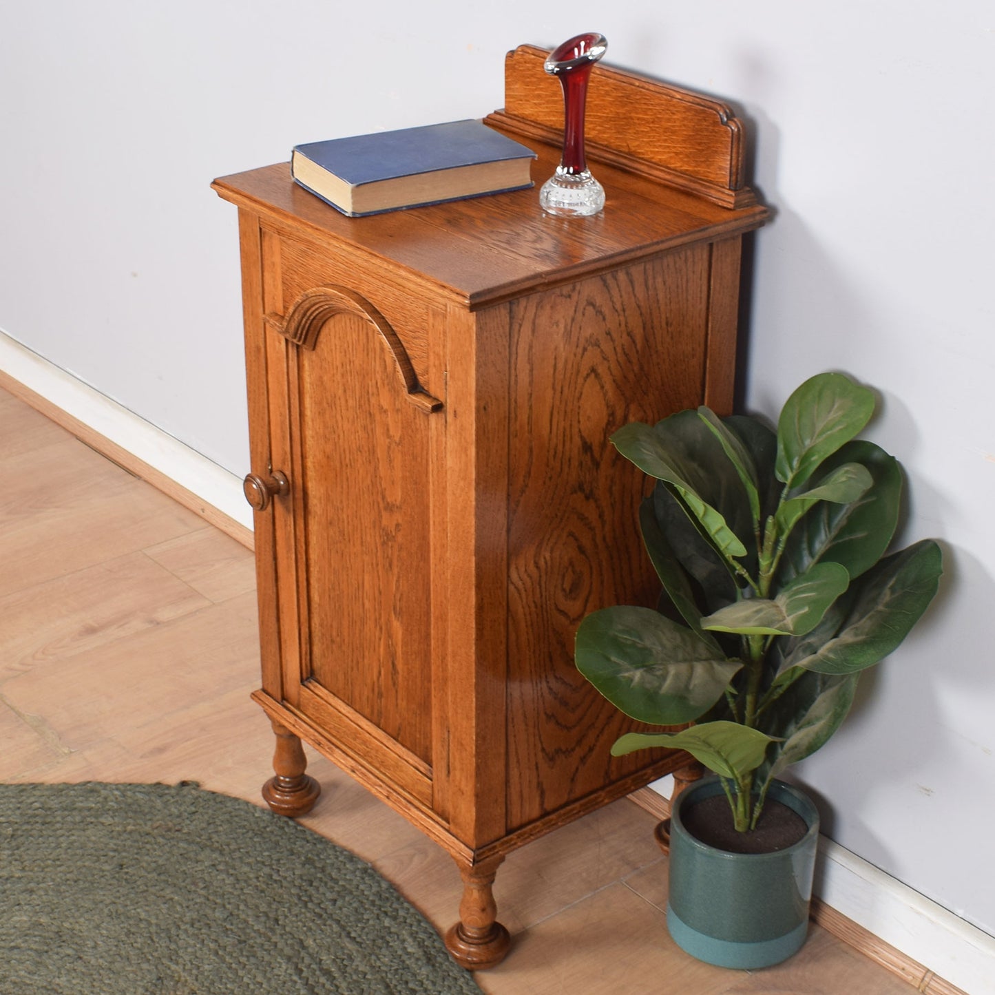 Oak Bedside Cabinet