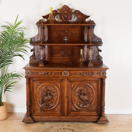 Carved Oak Dresser