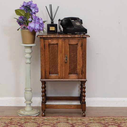 Restored Oak Side Cabinet