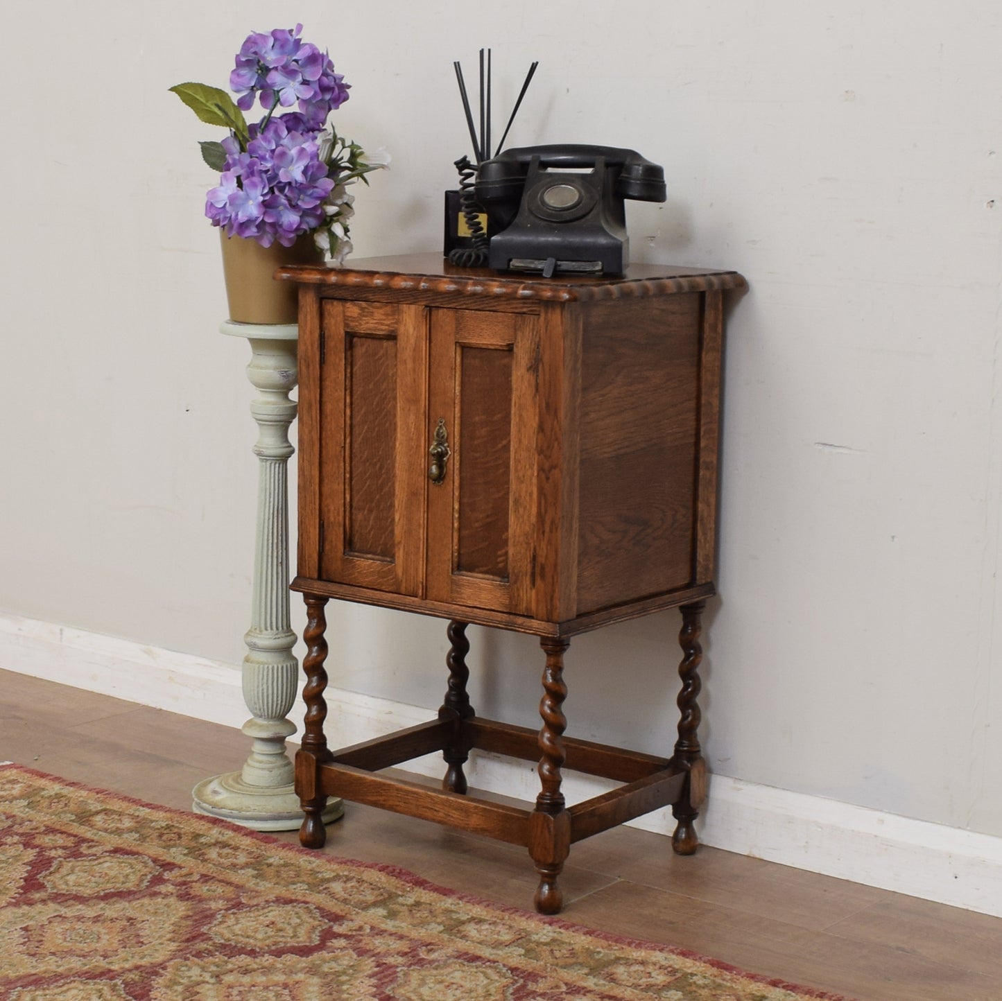 Restored Oak Side Cabinet