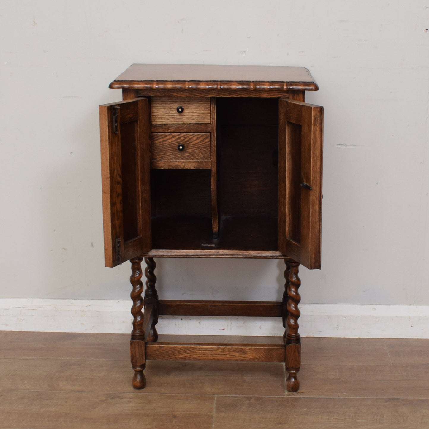 Restored Oak Side Cabinet