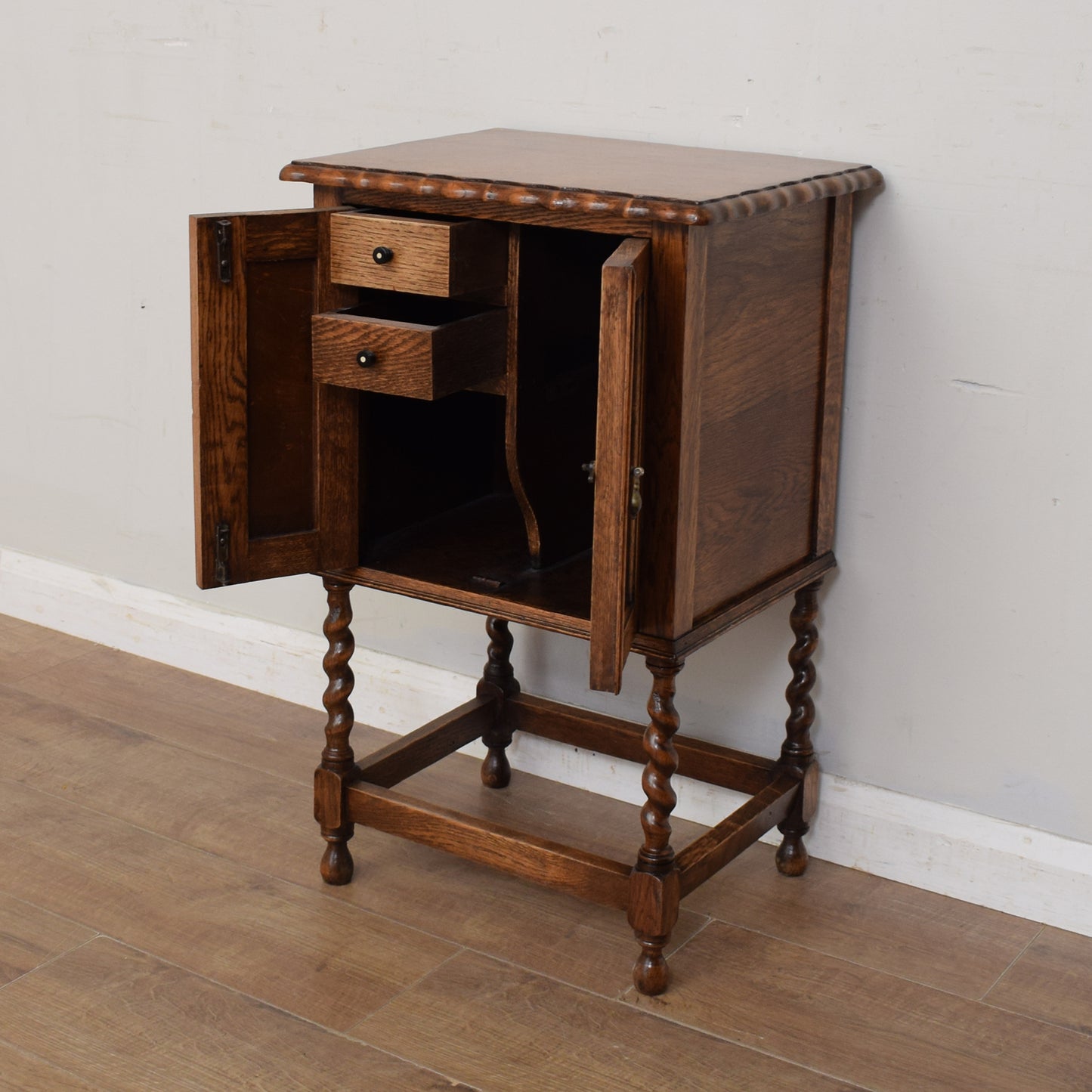 Restored Oak Side Cabinet