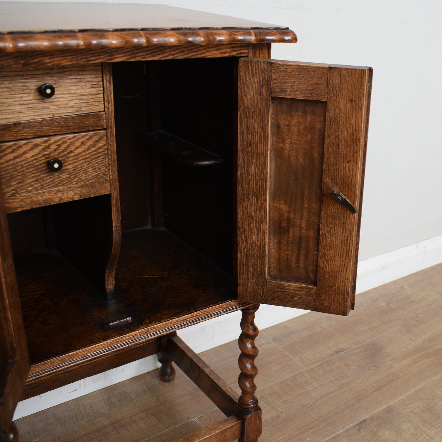 Restored Oak Side Cabinet