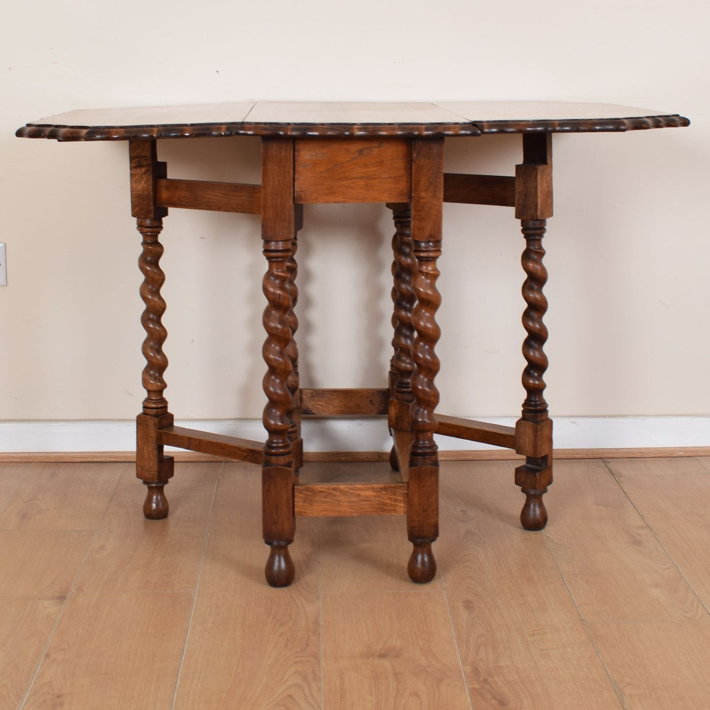 Drop Leaf Table and two chairs.