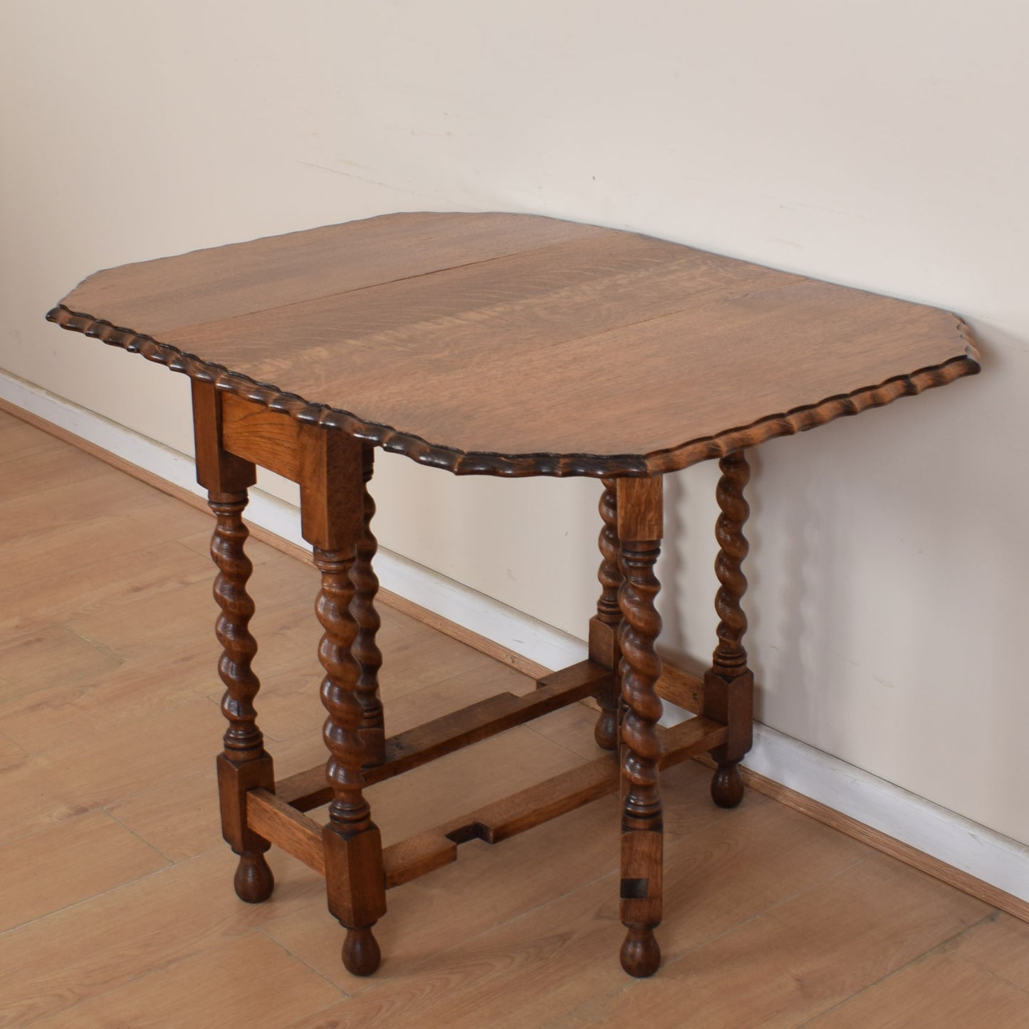 Drop Leaf Table and two chairs.