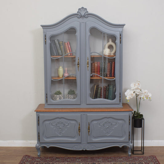 French Painted Vitrine