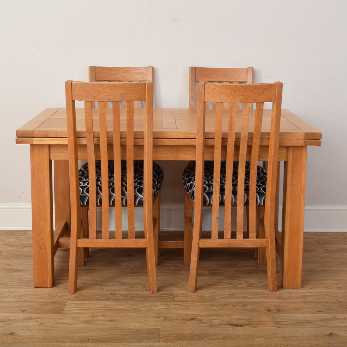 Draw Leaf Table And Four Chairs