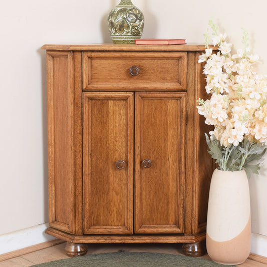 Oak Corner Cabinet