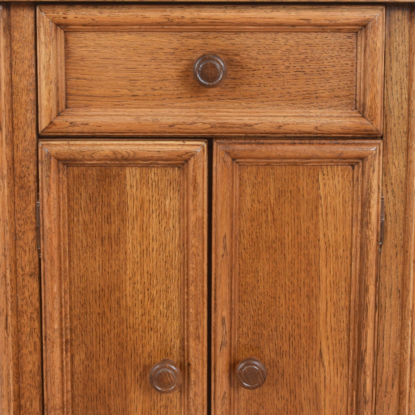 Oak Corner Cabinet