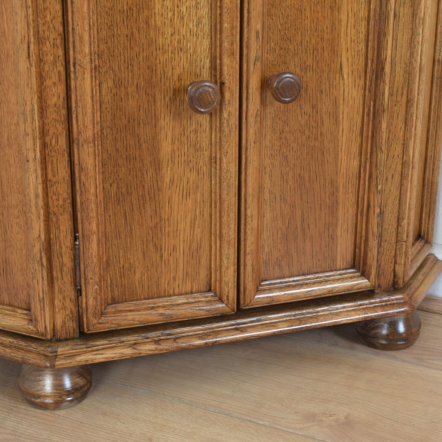 Oak Corner Cabinet