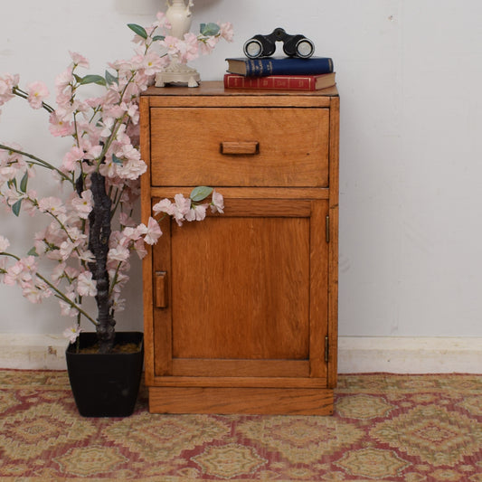 Oak Bedside Cabinet