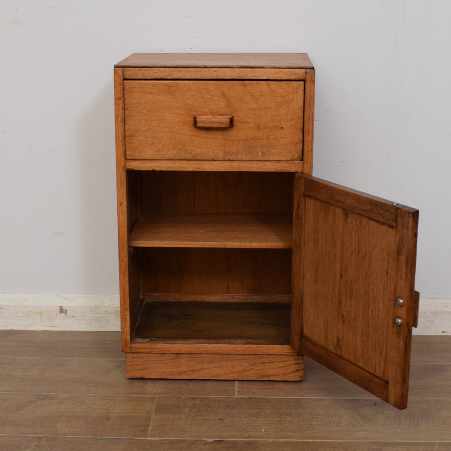 Oak Bedside Cabinet