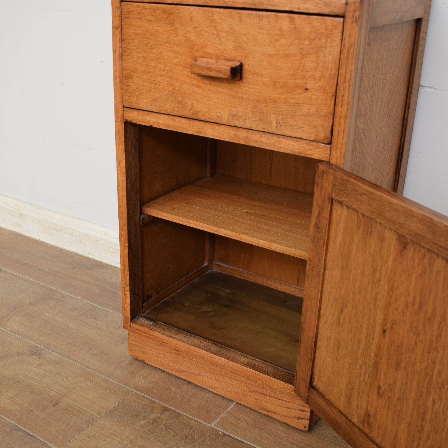 Oak Bedside Cabinet