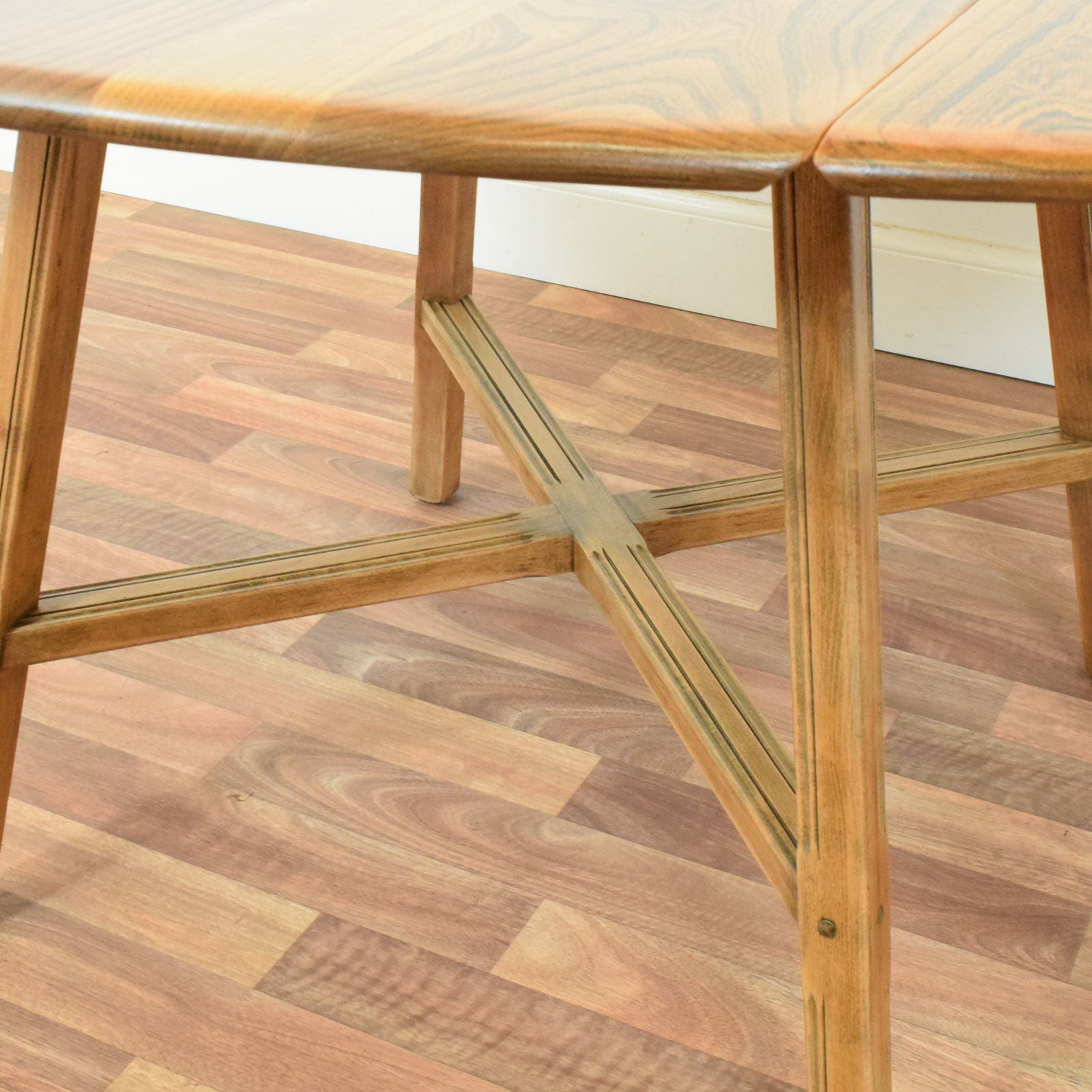 Ercol Drop Leaf Table and Four Chairs – Betel Restored Furniture