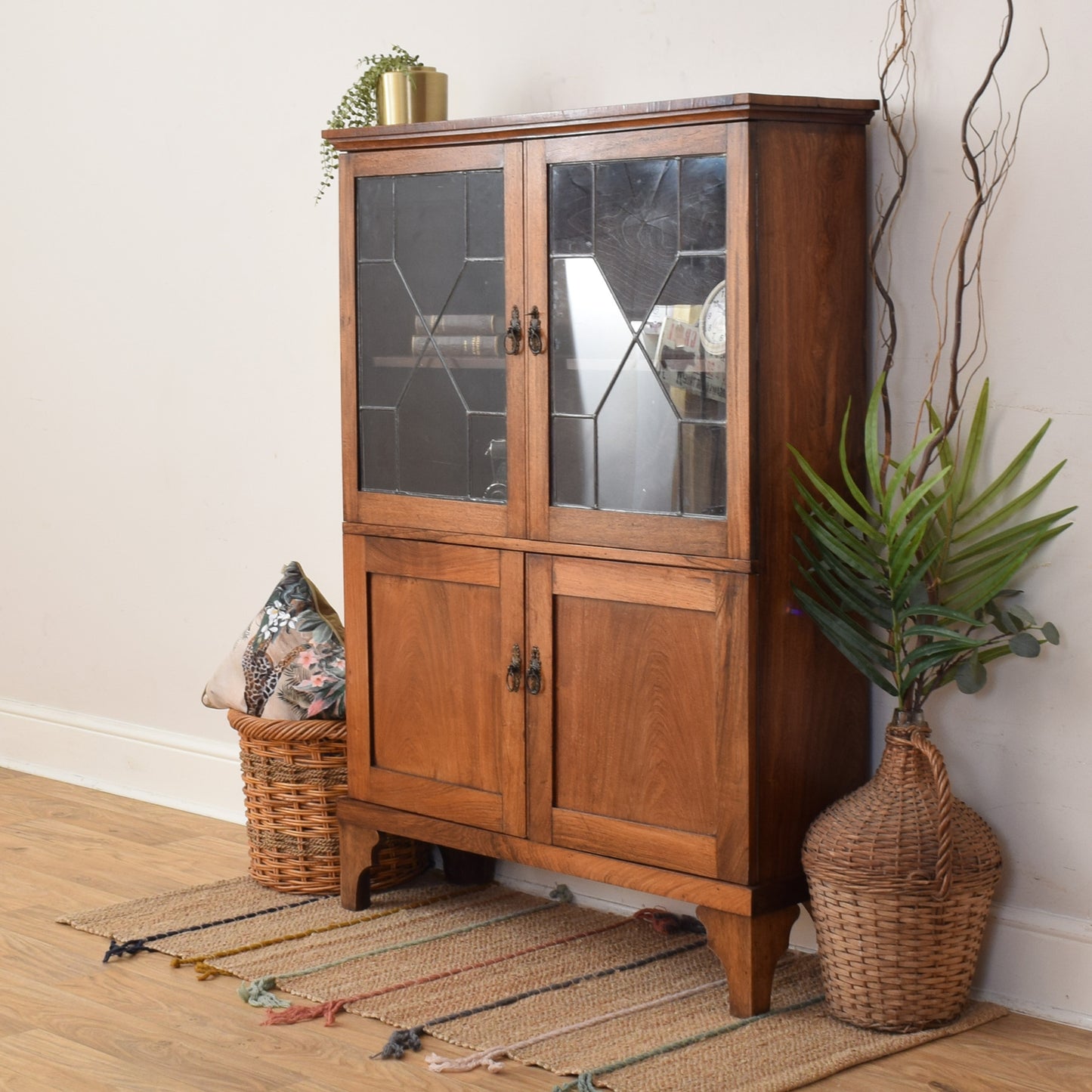 Mahogany Display Cabinet