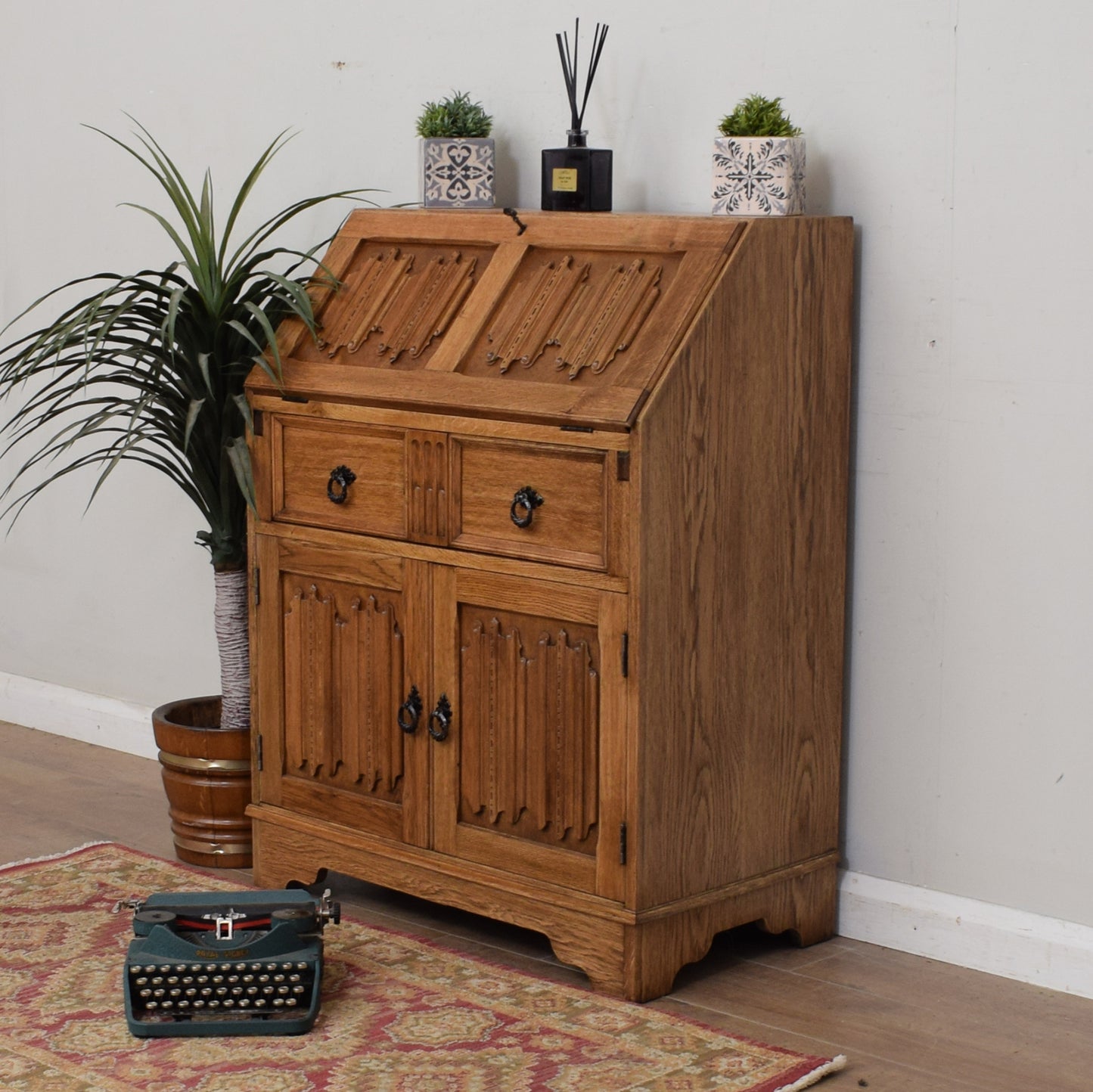 Restored Oak Bureau