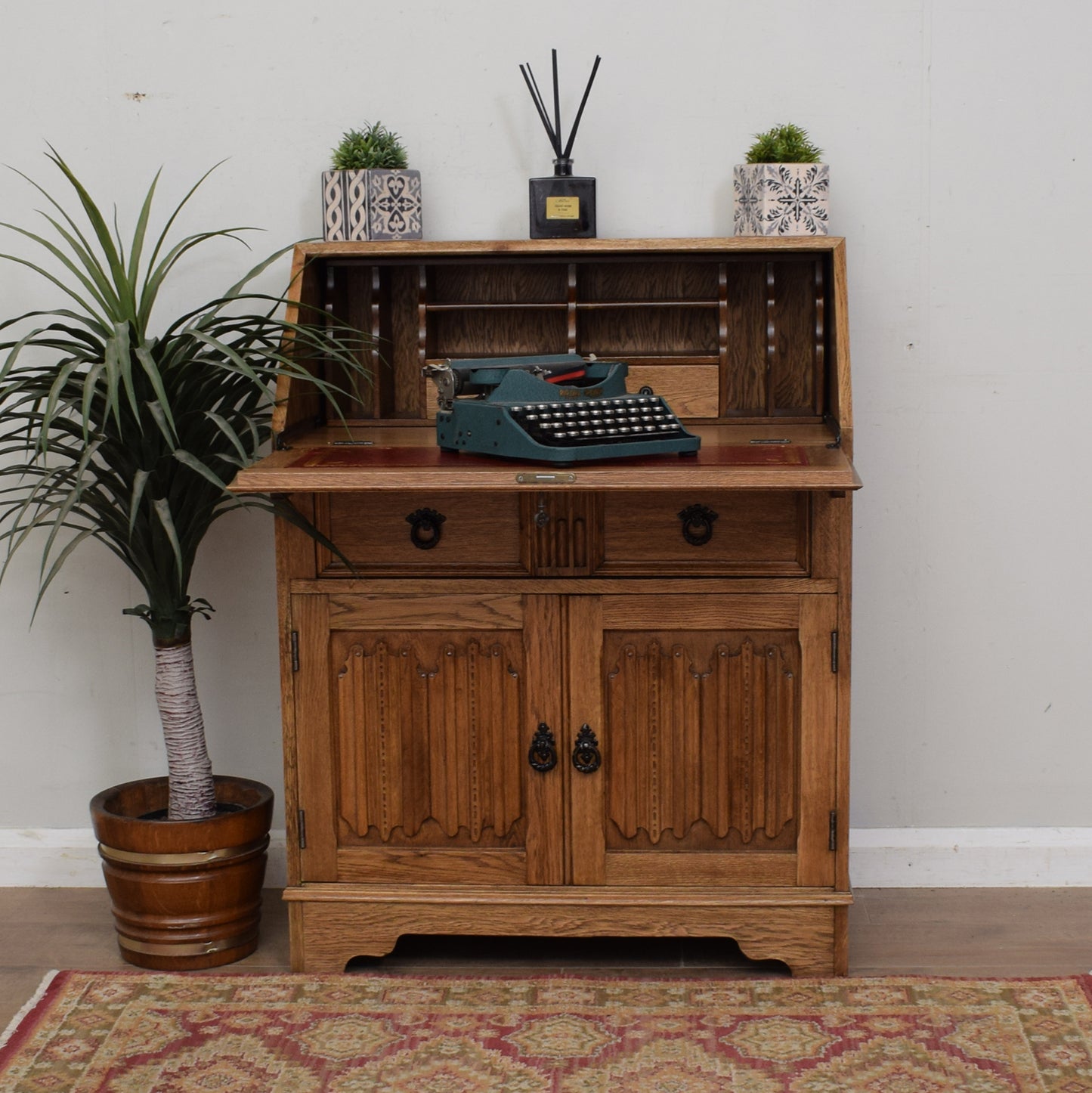 Restored Oak Bureau